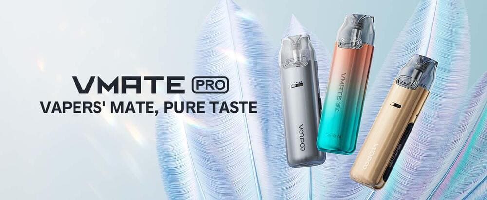 POD-система VooPoo VMate Pro — стильний пристрій з ергономічним дизайном і чистою передачею смаку. Легкий корпус, різноманіття кольорів і висока продуктивність для комфортного паріння кожен день.